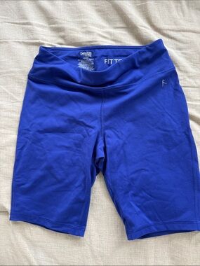 Danskin Royal Blue High-Rise Bike Shorts